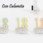 Calamita 18 anni in resine con Glitter