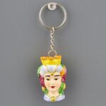 Portachiavi Testa di Moro Colorati Uomo/Donna