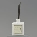 Bomboniera Profumatore in vetro con cuori