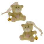 Orsetto Porcellana bimba con sonagli