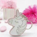 Portachiavi Unicorno in legno