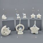 Memoclip Portafoto Profumatori Led Orsetto Elefantino Stella Luna