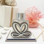 BOTTIGLIA PORTA ESSENZA ELEGANTE CON CUORE