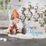 PORTACHIAVI PINOCCHIO DOLCICOSE CON FRASI E SONAGLIO
