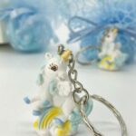 PORTACHIAVI CON UNICORNO