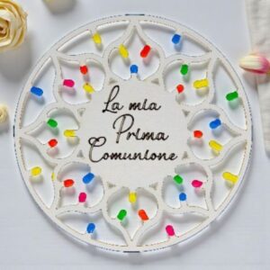 MAGNETE ROSONI PUGLIESI PER BOMBONIERE DI PRIMA COMUNIONE