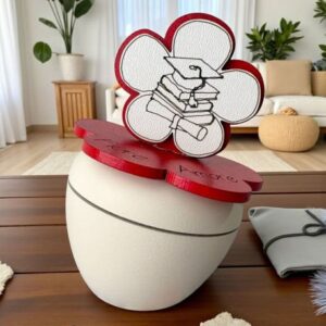 PORTACANDELA CON FIORE PORTACANDELA CON FIORE